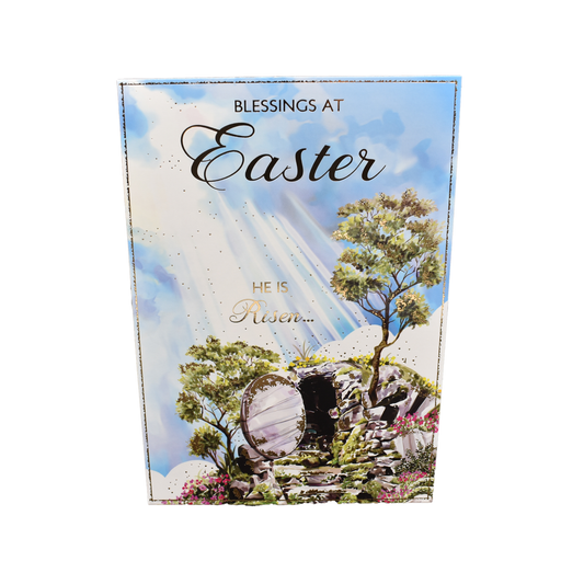 Easter Religious Card Risen