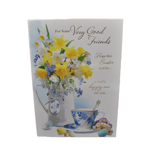 Good Friends Easter Card China Teacup
