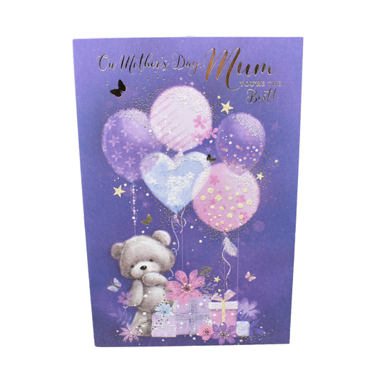 Large Mum Mauve Balloons